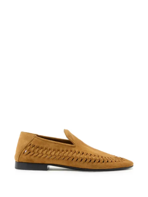 Proenza Schouler Whip loafers in calf suede Brown SH263150C004FR