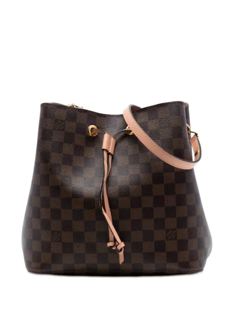 Louis Vuitton Pre-Owned 2020 Damier Ebene NeoNoe MM bucket bag Brown UZEJH90DBN414ZJV