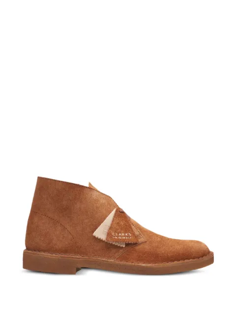 Clarks Originals Originals Desert hairy-suede boots Brown 68531GINGER
