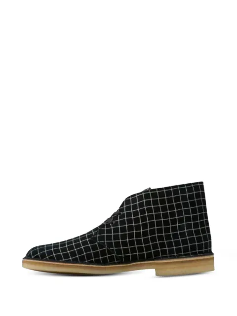 Clarks Originals grid-pattern desert boots Black 10027BLACK