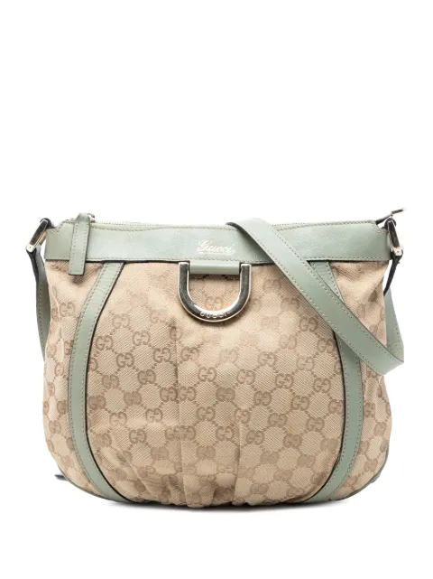 Gucci Pre-Owned 2016-2026 GG Canvas Abbey D Ring crossbody bag Green 60XVM7975K7LZYBS