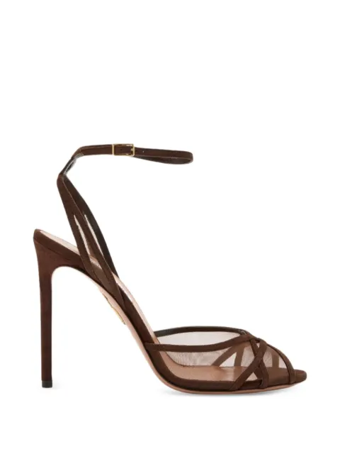 Aquazzura Shear sandals 105 Brown SSHHIGS0SFEESP