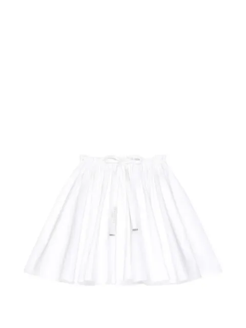 Givenchy drawstring mini pleated skirt White BW413H1642