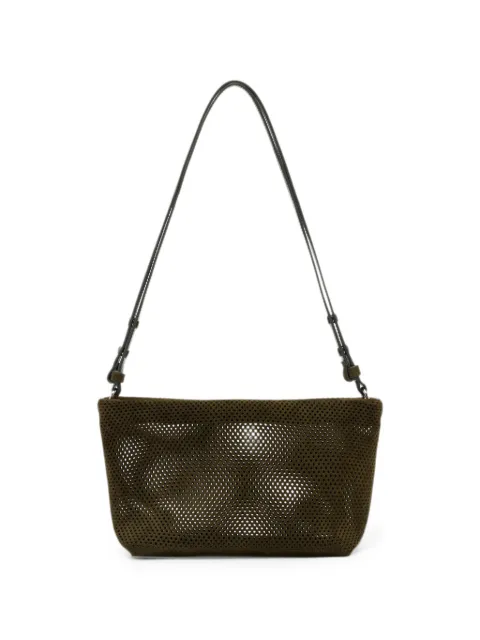 Proenza Schouler Bond bag in perforated suede Green HB263141C544P