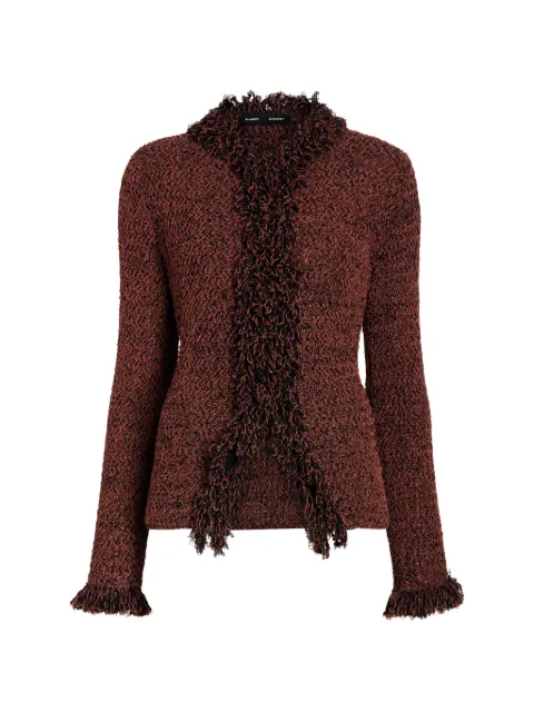 Proenza Schouler Nilo top in textured-jacquard Brown R2637370KY432