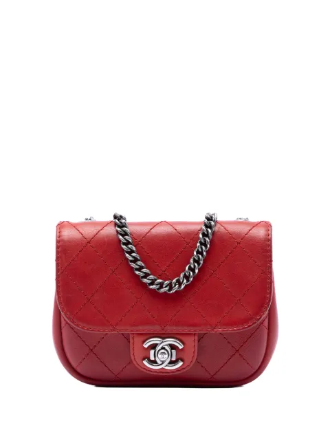 CHANEL Pre-Owned 2014-2015 Paris Dallas Goatskin Wild Stitch Flap crossbody bag Red WHGTZSYZV3DEE0OF