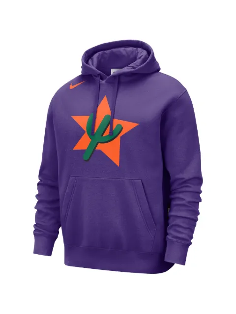 Nike NBA Phoenix Suns Club City Edition fleece hoodie Purple FZ0607