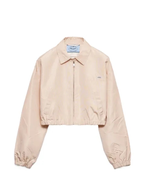 Prada faille blouson jacket Neutrals P8063CSOOO1526