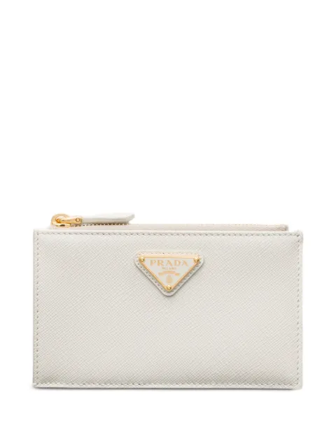 Prada Saffiano leather card holder White 1MC086QHH