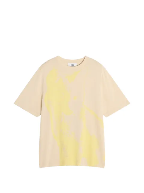 Maison Kitsuné fox-print T-shirt Neutrals QW00102KJ0119