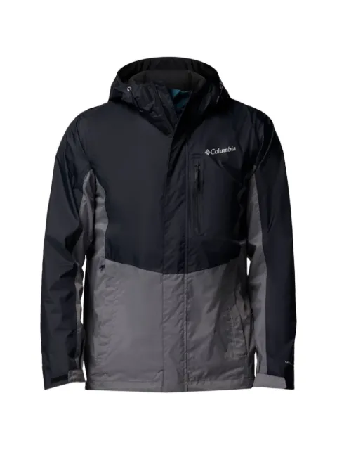 Columbia hooded colour-block jacket Grey 2117171013