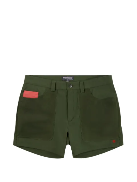 AMUNDSEN patch-pocket shorts Green MSS801455