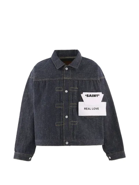 SAINT MXXXXXX x BerBerJin buttoned denim jacket Blue SMMK80000C45