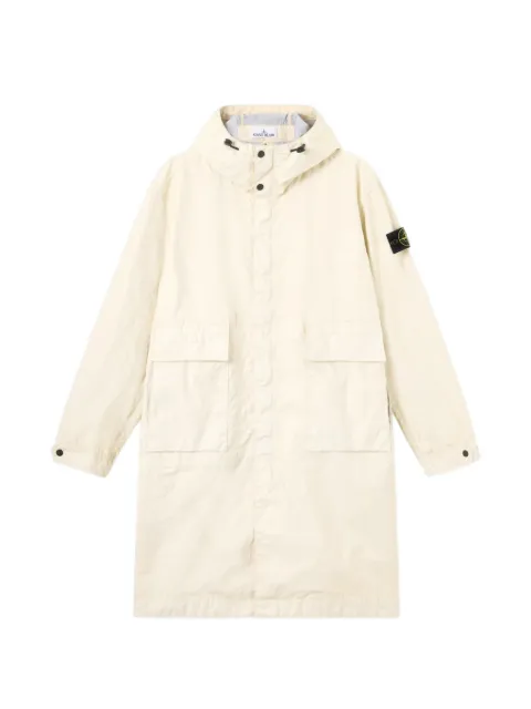 Stone Island 7100001 Membrana 3L TC hooded parka Neutrals L1S157100001S0A21