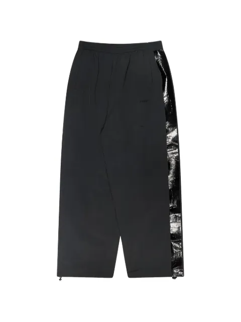 VETEMENTS taped track pants Black ME76GP116BB