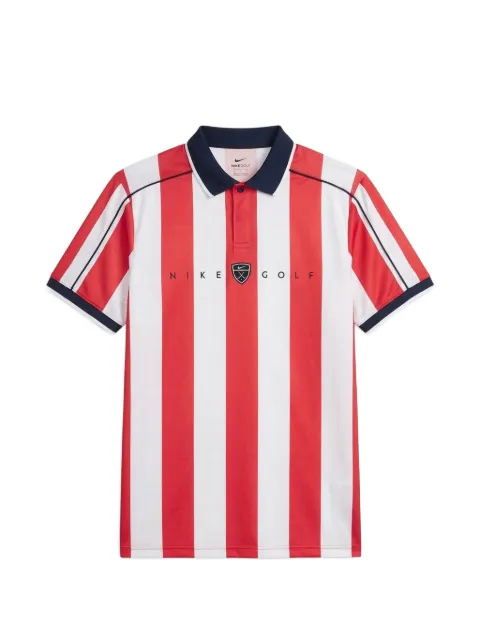 Nike Fairway striped short-sleeve polo shirt Red IB0229