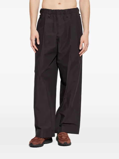 Homme Plissé Issey Miyake pleated elasticated-waist trousers Brown HP66FF342