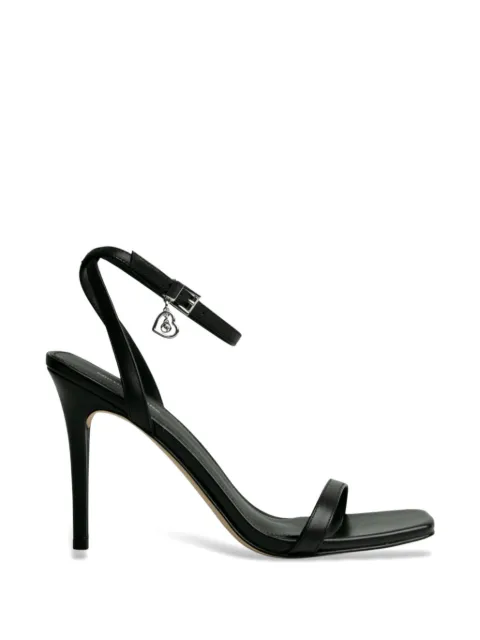 Michael Kors heart-charm buckle-fastening sandals Black 40R6LNHS1L