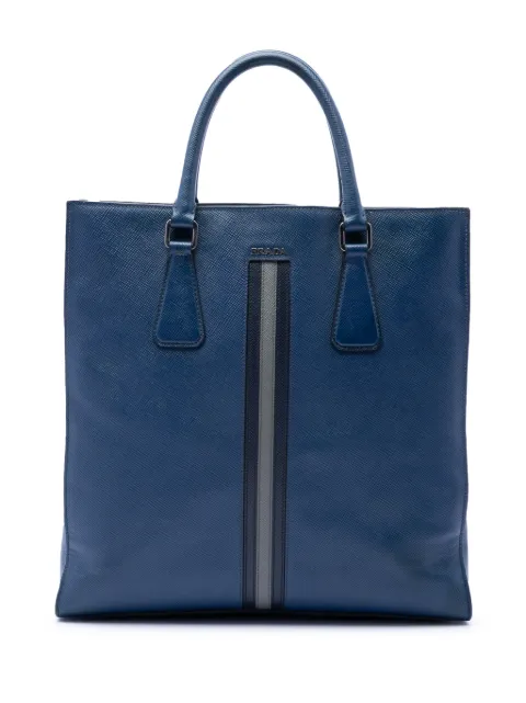 Prada Pre-Owned 2000-2026 Saffiano Lux tote bag Blue 2F4O61CD02IM0FUK