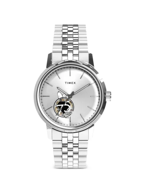 TIMEX x Peanuts Marlin 75th Anniversary 40mm watch Silver TW2Y45000