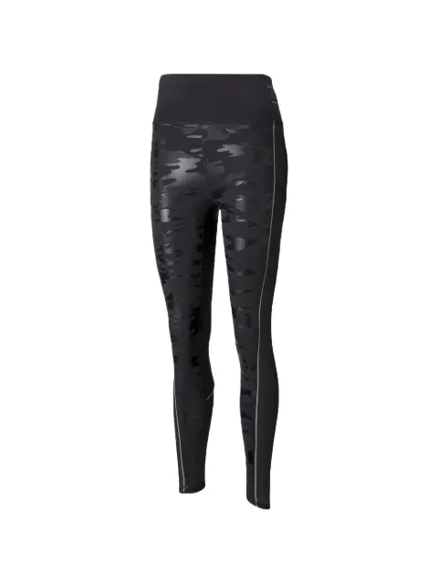 PUMA high-shine camouflage-print leggings Black 52106501