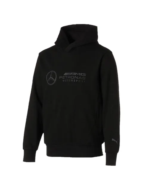 PUMA x Mercedes-AMG F1 Team logo-print hoodie Black 59901901