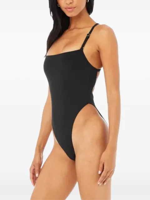 Alo Yoga Thrill Seeking crisscross-back bodysuit Black ALO13
