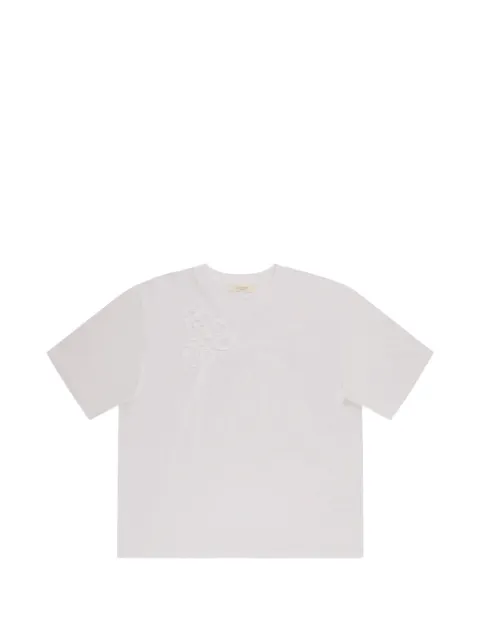 slowear flower-embroidery T-shirt White 850374