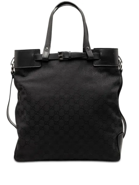 Gucci Pre-Owned 2000-2015 GG Canvas tote bag Black S2JOFW3EN55NPGIV