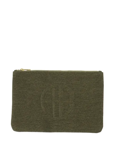 ANINE BING Lili clutch bag Green A1312183GRN02
