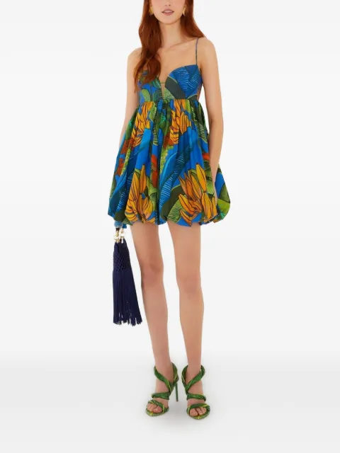 FARM Rio Blue Banana Grapes mini dress Blue 356201
