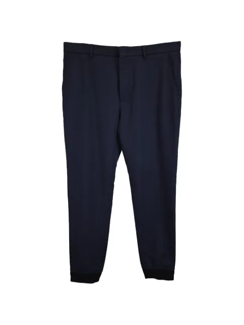 Gucci Pre-Owned elastic-hem trousers Blue MRPPUUSCL374742M