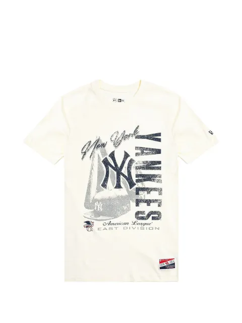 NEW ERA CAP 1917 New York Yankees graphic-print T-shirt Neutrals NE536