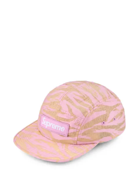 Supreme Tiger Camo ripstop cap Pink SU27551