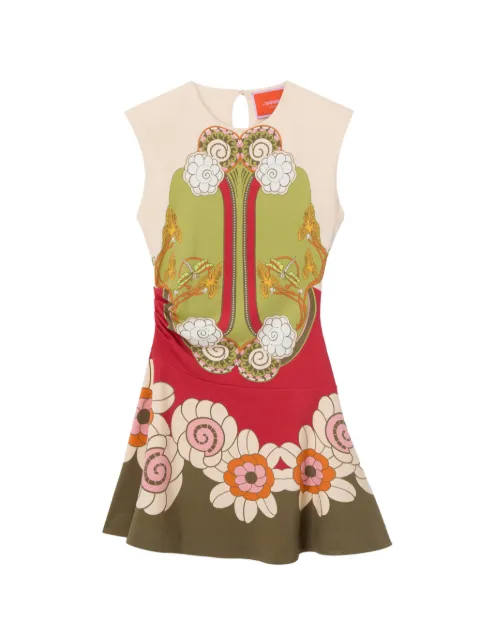 La DoubleJ Lela Placée mini dress Green DRE0904JER067AMB03GR02
