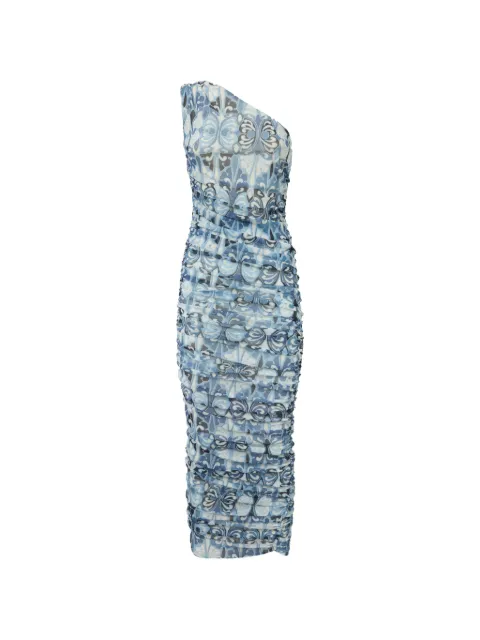La DoubleJ one-shoulder bandage dress Blue DRE1072TUL003COC01BU03
