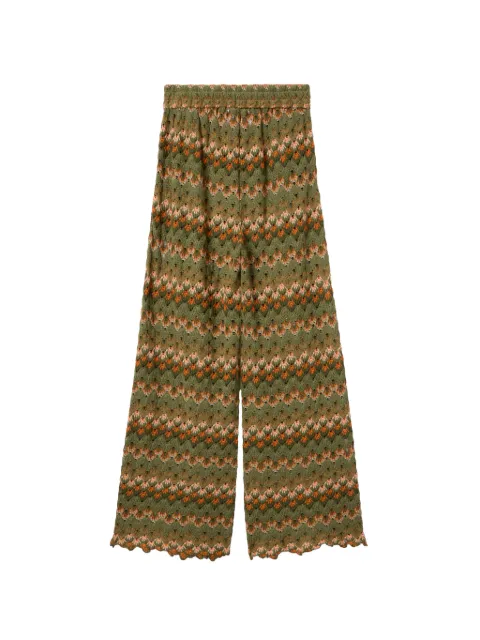 La DoubleJ palazzo pants Green TRO0003COT091SOLIDGR02