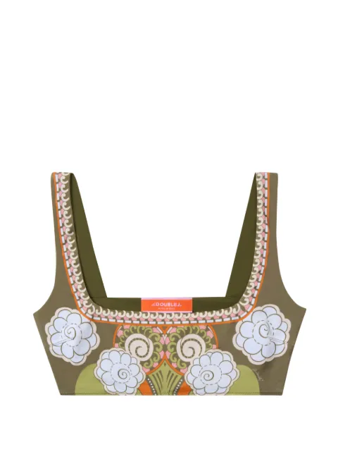 La DoubleJ Pammy bikini top placee Green SWI0106LYC009AMB03GR02
