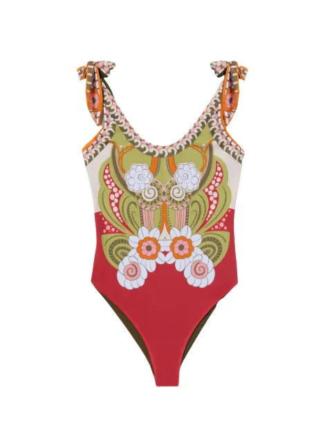 La DoubleJ Pammy Placée reversible swimsuit Red SWI0099LYC009AMB03GR02