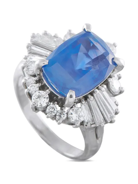 LB Exclusive sapphire and diamond ring Silver 5418
