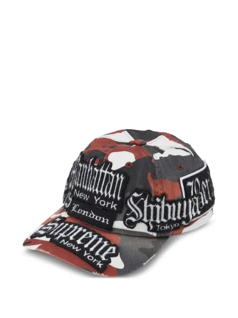 Supreme City Patches 6-Panel cap Grey SU27536