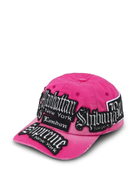 Supreme City Patches 6-Panel cap Pink SU27534