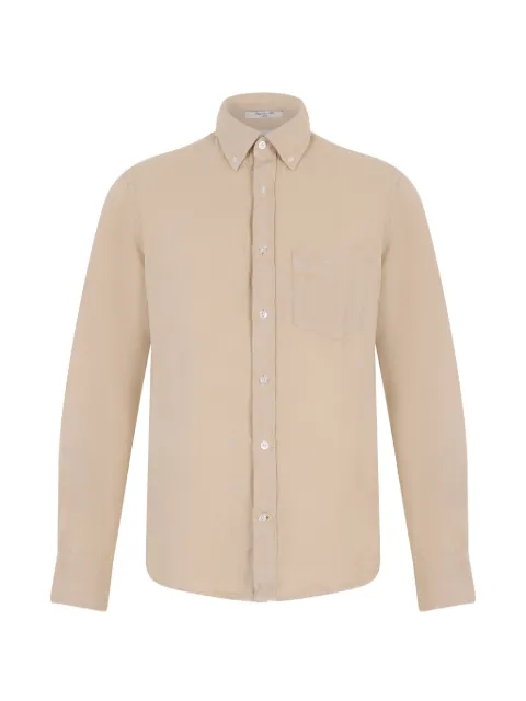 Gant long-sleeve linen shirt Neutrals 3240120