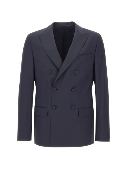 Digel Ragg double-breasted blazer Blue 1009342