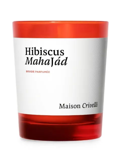 Maison Crivelli Hibiscus Mahajád scented candle Red 0MCHCAN190HM190GR