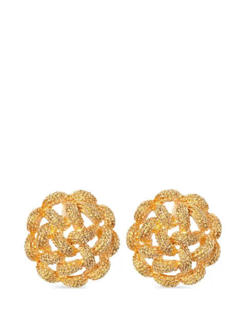 Monet Pre-Owned 1970s Monet clip-on earrings Gold ER023121