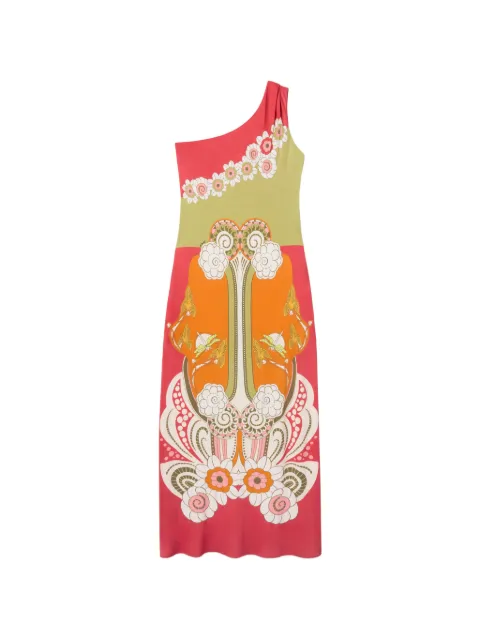 La DoubleJ Ambrosia placée orange in fluid jersey Clingy Roy dress Orange DRE1058JER082AMB03OR02