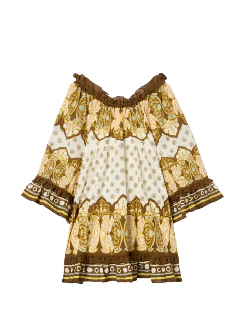 La DoubleJ Boho Placée mini dress Neutrals DRE0884COT098COC02BR02