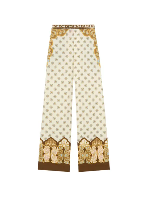 La DoubleJ Club pants placée Neutrals TRO0210VIS033COC02BR02