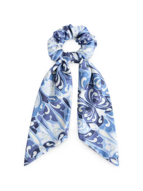 La DoubleJ bow scrunchie Blue SCR0007FOD001COC01BU03